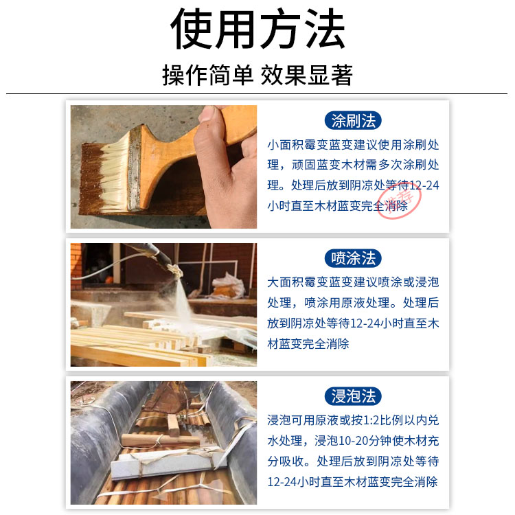 木材除蓝变剂